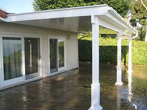 solid watertight patio cover