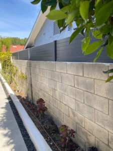 grey horizontal aluminum wall topper example 01