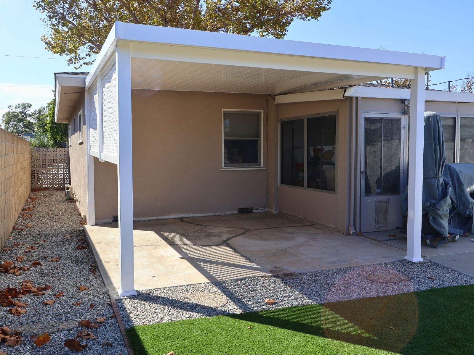 vinyl comfort shade patio cover