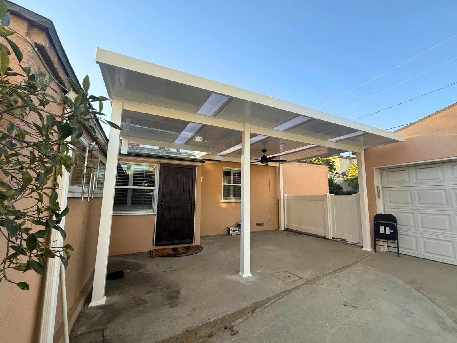 vinyl comfort shade patio cover
