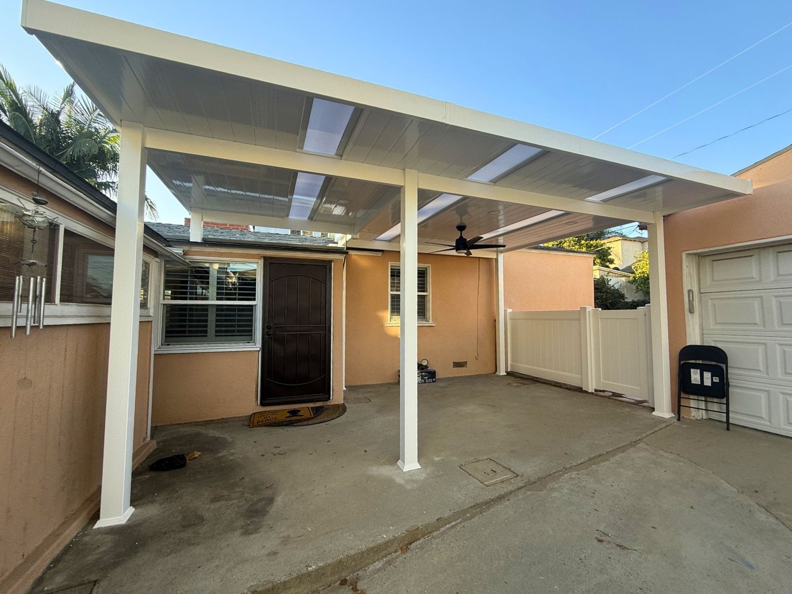 vinyl comfort shade patio cover